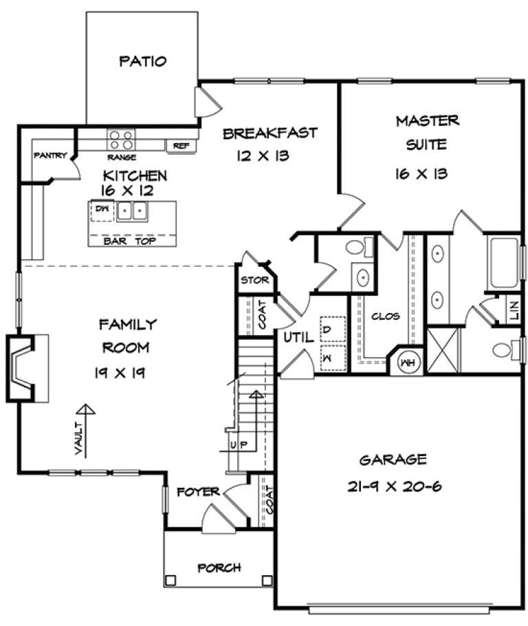 House Plan House Plan #18000 Drawing 1