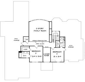 Upper for House Plan #6082-00002
