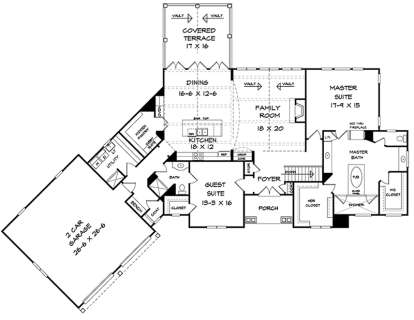 House Plan House Plan #18002 Drawing 1