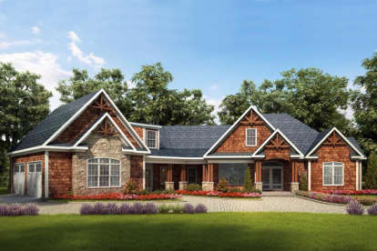 3 Bed, 3 Bath, 3060 Square Foot House Plan - #6082-00005