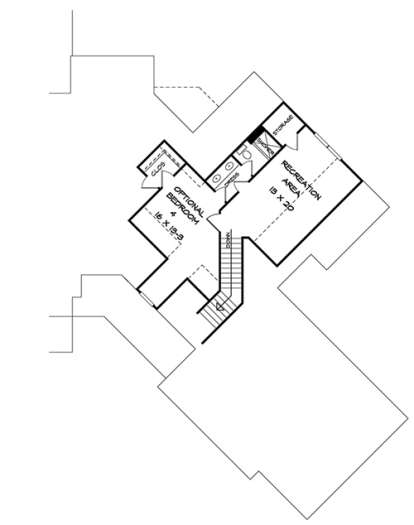 Second Floor for House Plan #6082-00006