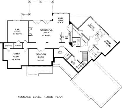 Basement for House Plan #6082-00006
