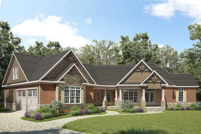 3 Bed, 3 Bath, 2767 Square Foot House Plan - #6082-00008