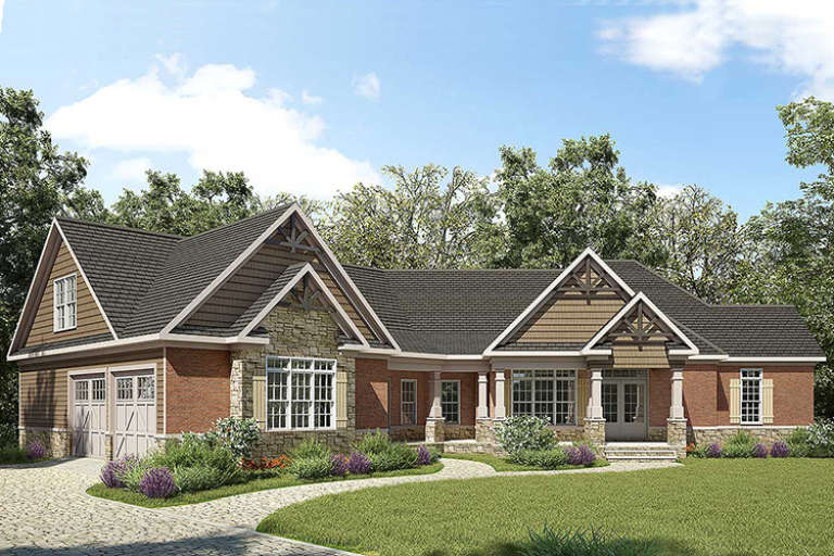 House Plan House Plan #18007 Front Elevation