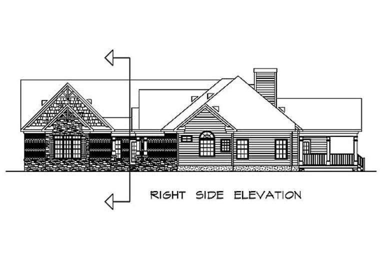 Craftsman House Plan #6082-00008 Elevation Photo