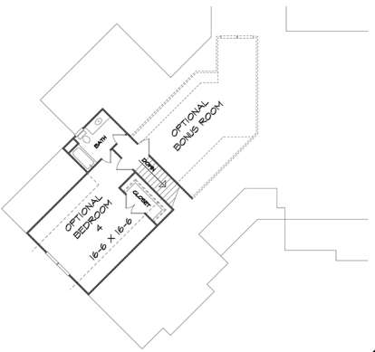 Upper for House Plan #6082-00008