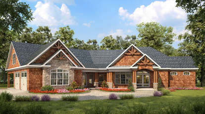 3 Bed, 2 Bath, 2650 Square Foot House Plan - #6082-00009