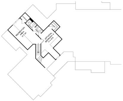 Upper for House Plan #6082-00010