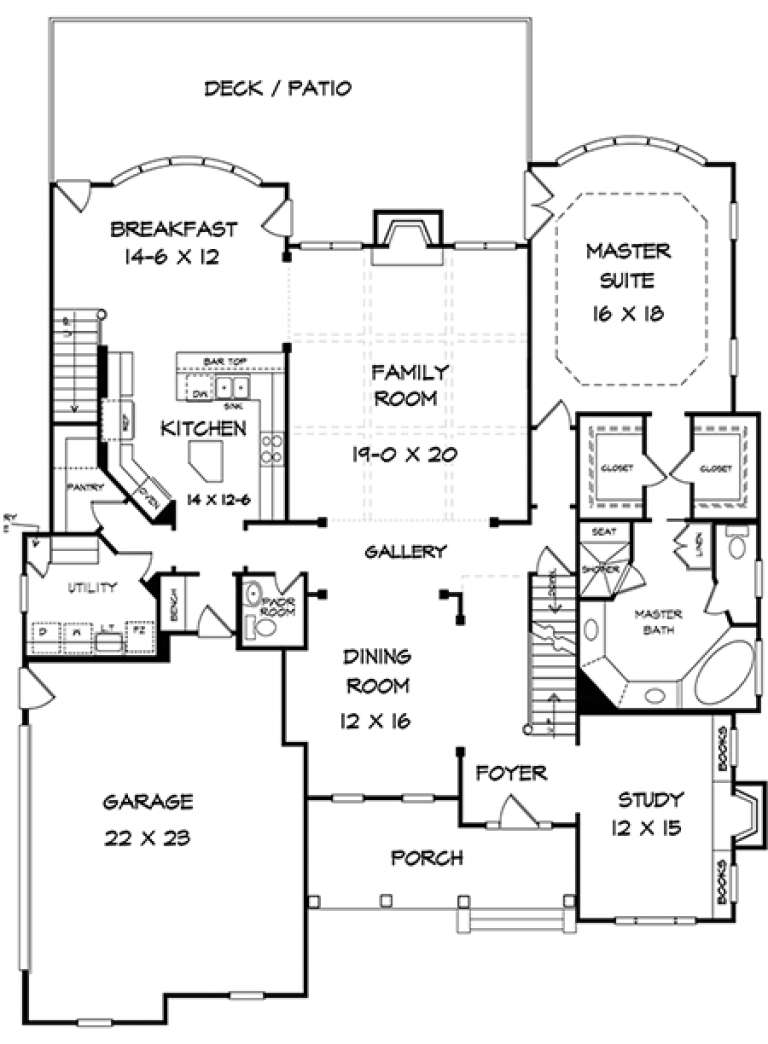 House Plan House Plan #18013 Drawing 1