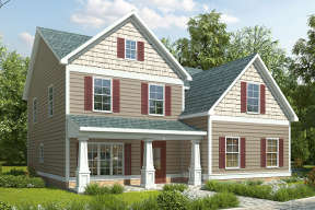 Craftsman House Plan #6082-00017 Elevation Photo