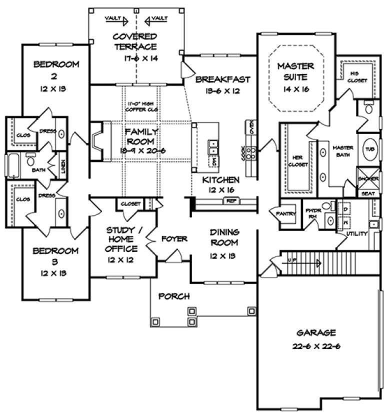 House Plan House Plan #18017 Drawing 1