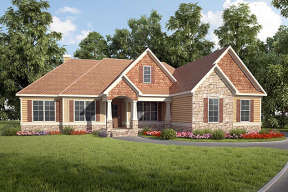 Craftsman House Plan #6082-00019 Elevation Photo
