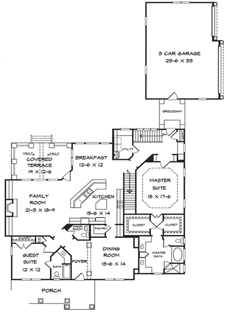 House Plan House Plan #18020 Drawing 1