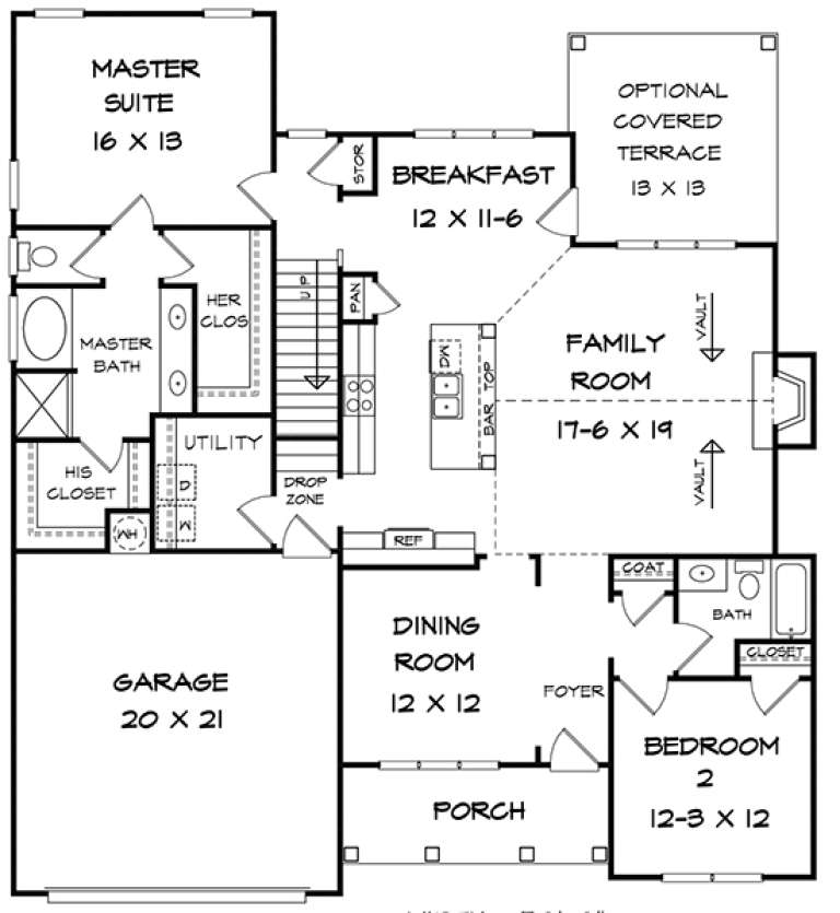 House Plan House Plan #18024 Drawing 1