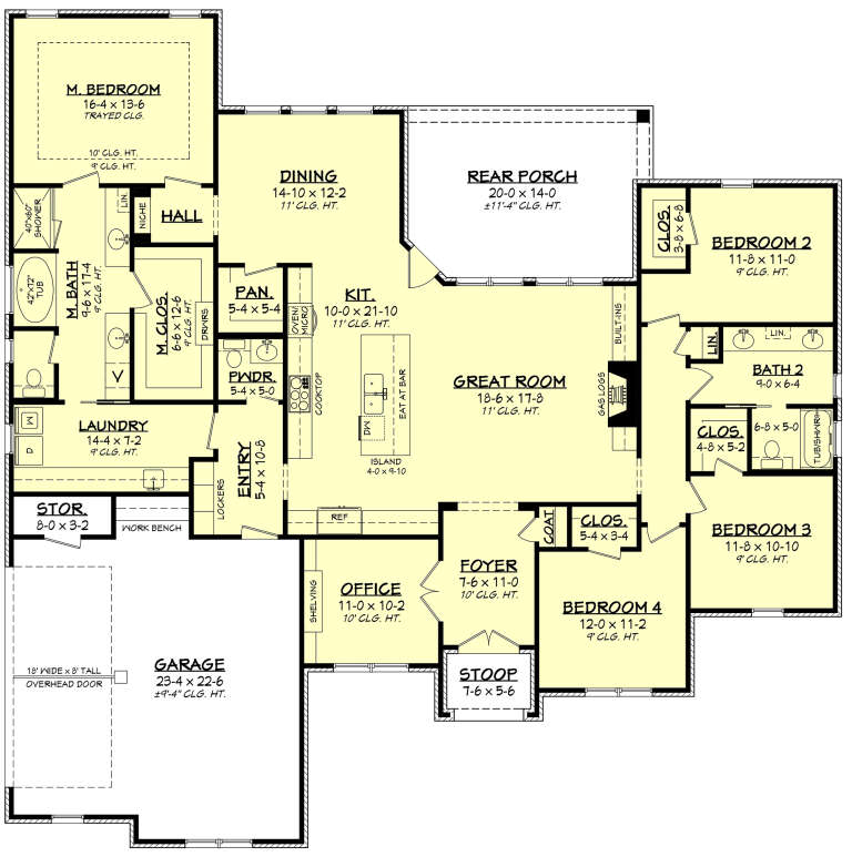 House Plan House Plan #18027 Drawing 1