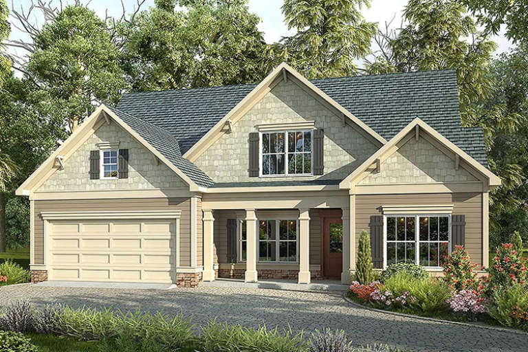 House Plan House Plan #18028 Front Elevation