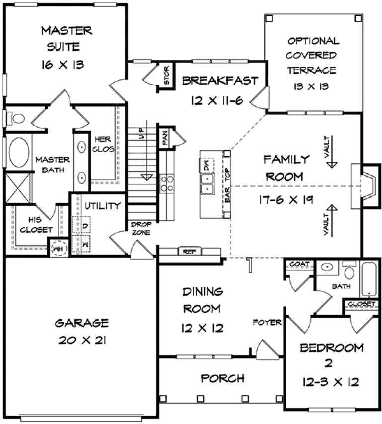 House Plan House Plan #18028 Drawing 1