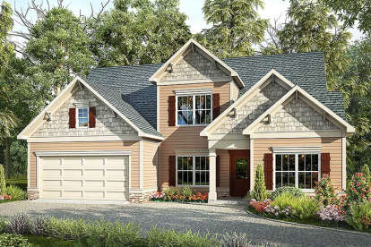 Craftsman House Plan #6082-00029 Elevation Photo