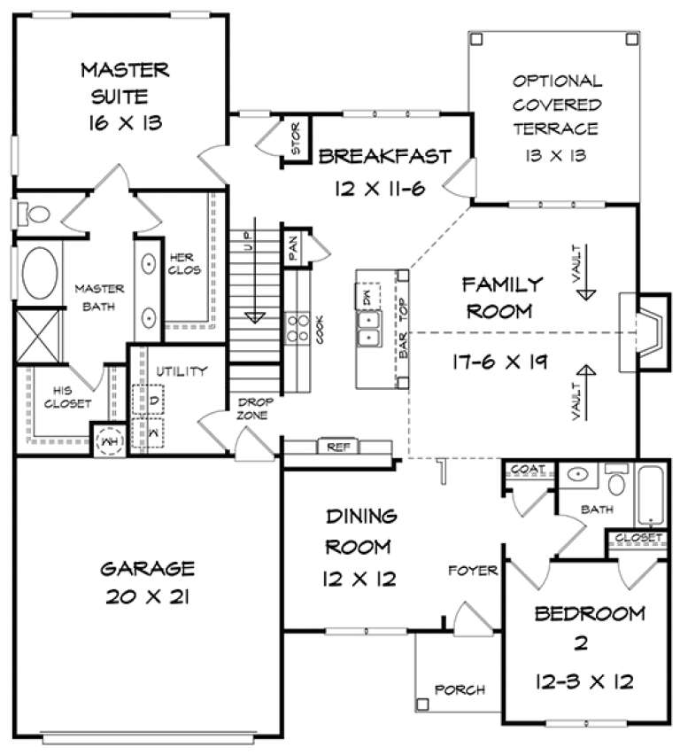 House Plan House Plan #18029 Drawing 1