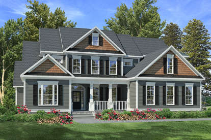 Traditional House Plan #6082-00031 Elevation Photo