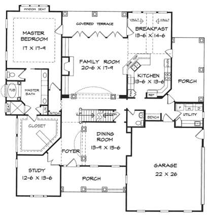 House Plan House Plan #18031 Drawing 1
