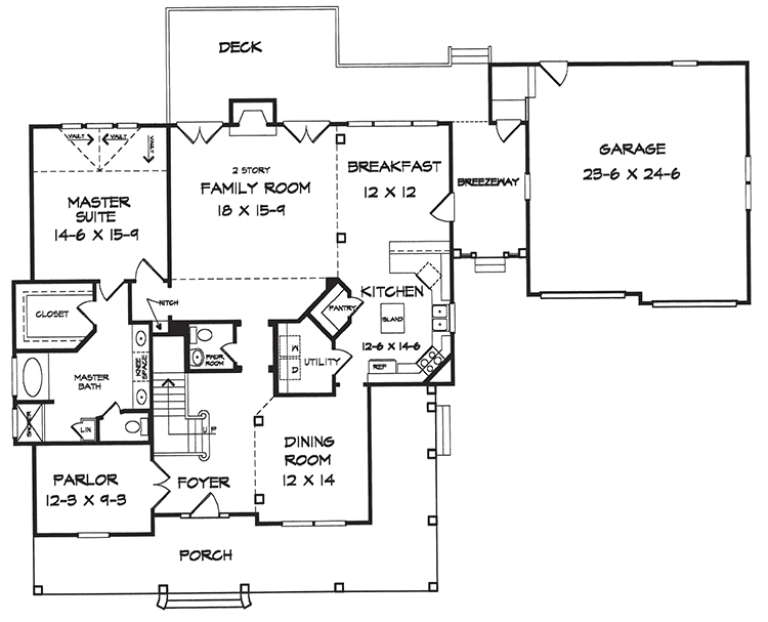 House Plan House Plan #18034 Drawing 1