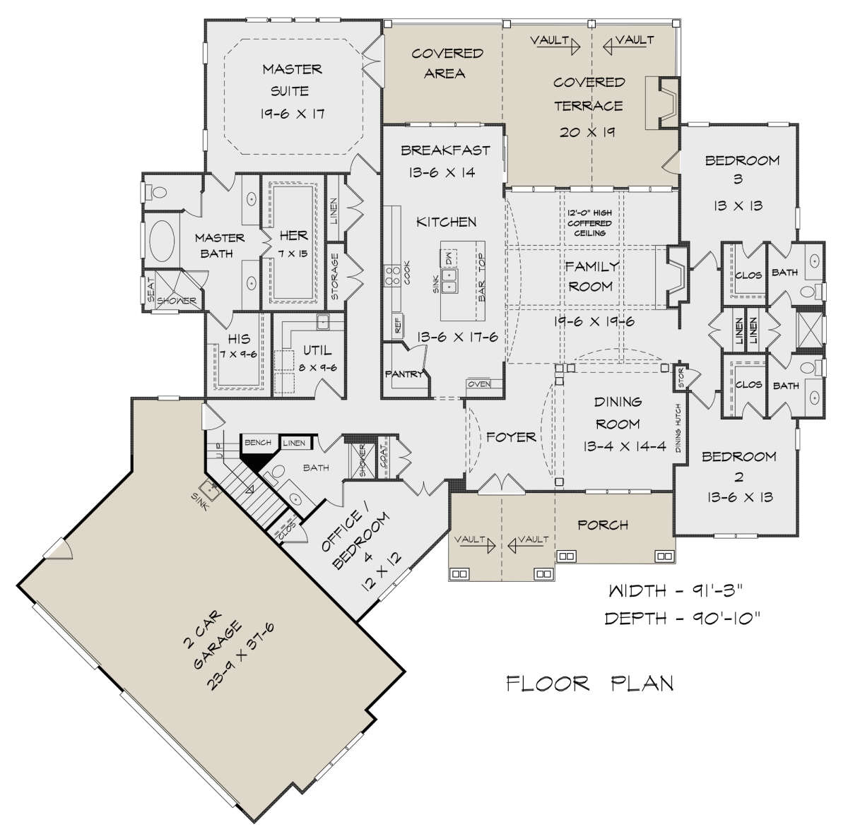 Main Floor for House Plan #6082-00035