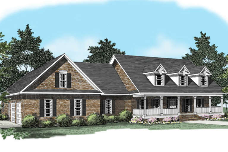 Country House Plan #6082-00036 Elevation Photo