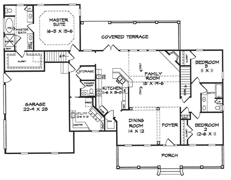House Plan House Plan #18036 Drawing 1