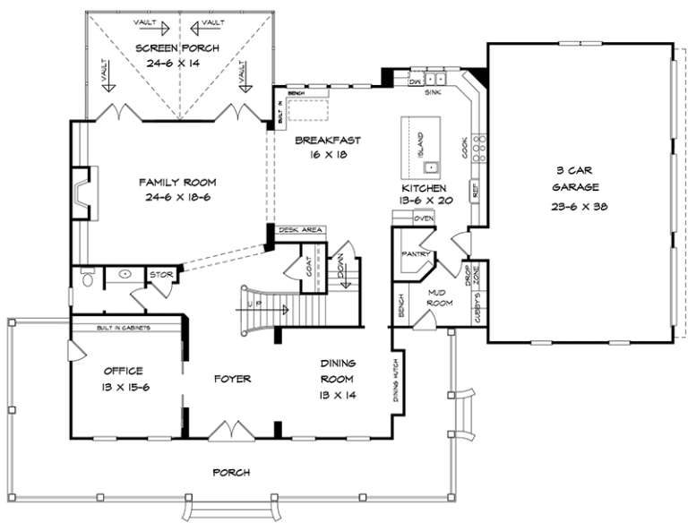 House Plan House Plan #18037 Drawing 1