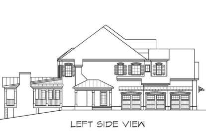 European House Plan #6082-00038 Elevation Photo