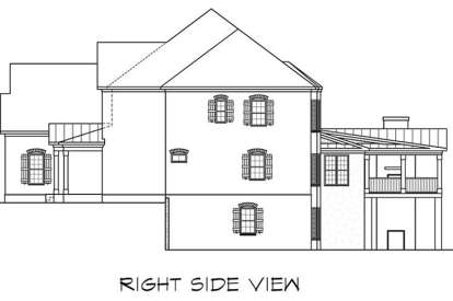 European House Plan #6082-00038 Elevation Photo