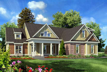 Traditional House Plan #6082-00039 Elevation Photo