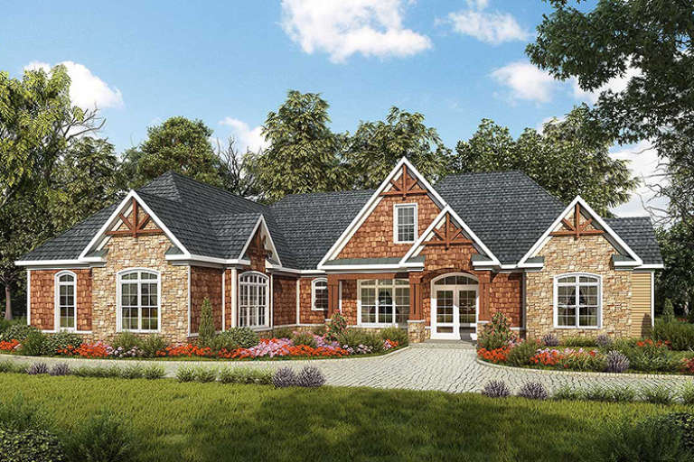 House Plan House Plan #18042 Front Elevation