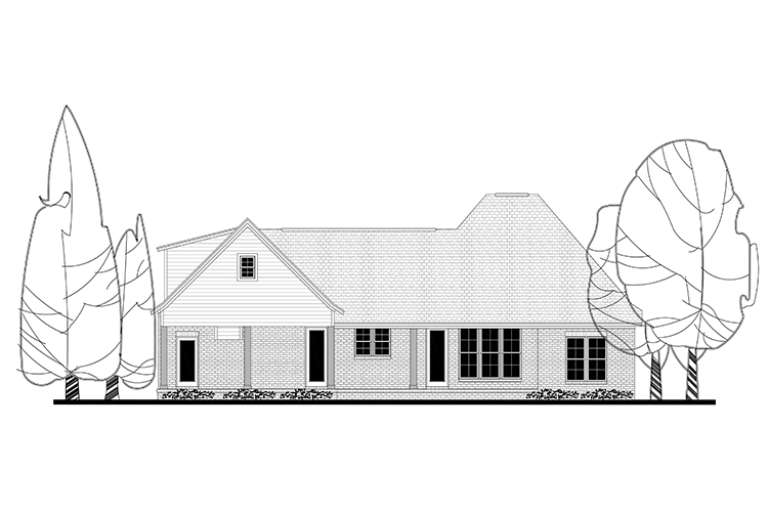 European House Plan #041-00148 Elevation Photo