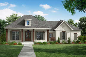 European House Plan #041-00148 Elevation Photo