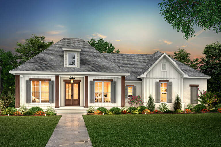 European House Plan #041-00148 Elevation Photo