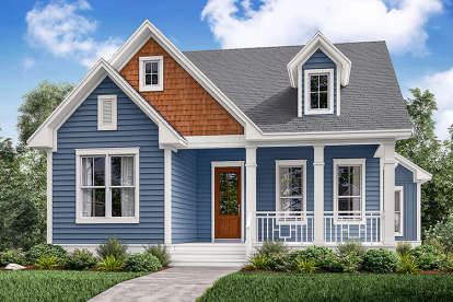 Traditional House Plan #041-00149 Elevation Photo