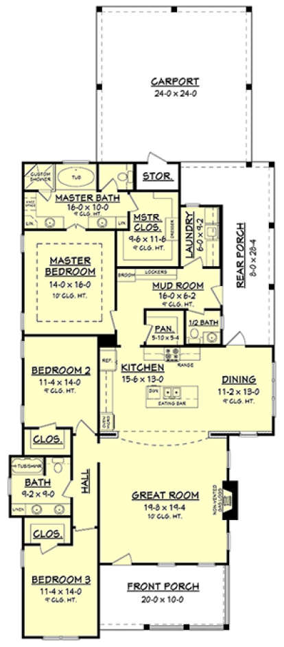 Main for House Plan #041-00149