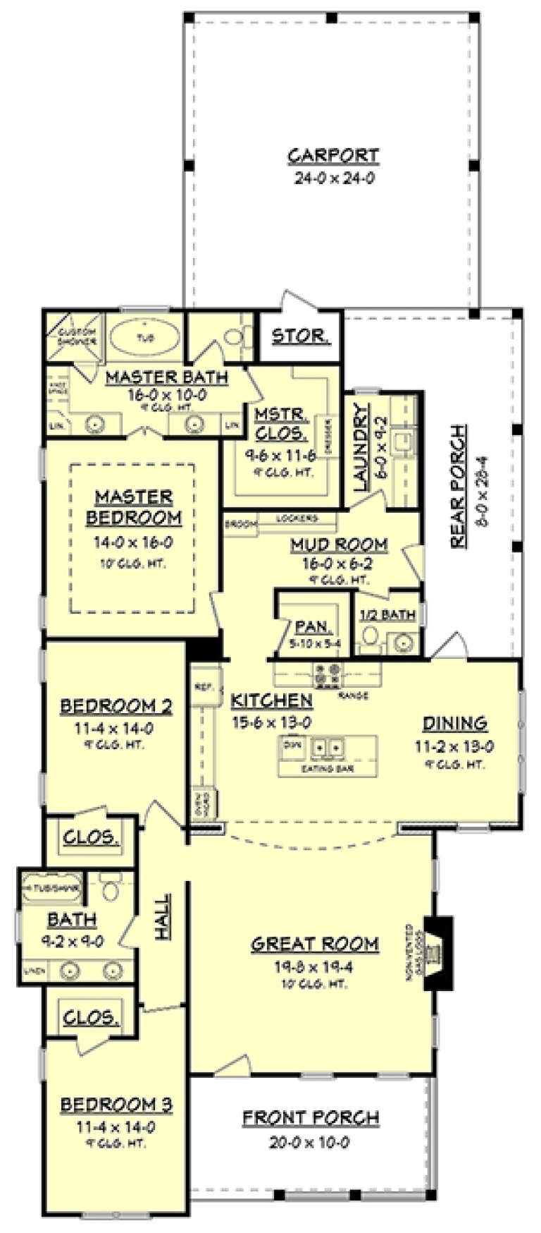 House Plan House Plan #18046 Drawing 1
