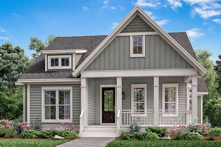 Traditional House Plan #041-00150 Elevation Photo