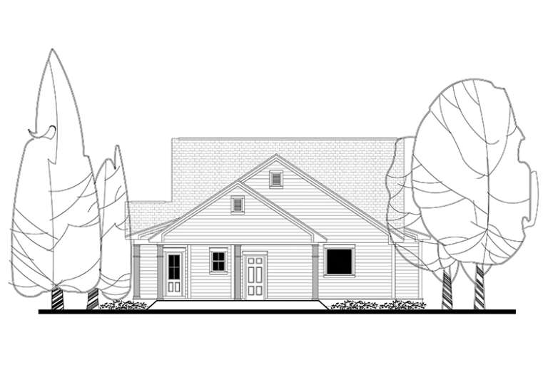 Traditional House Plan #041-00150 Elevation Photo