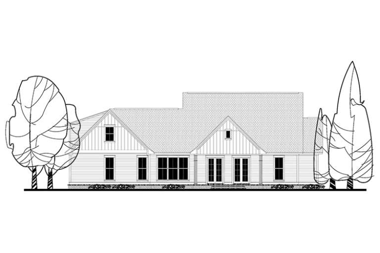 Country House Plan #041-00151 Elevation Photo