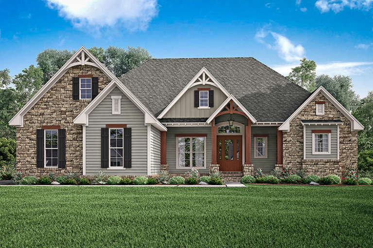 House Plan House Plan #18049 Front Elevation