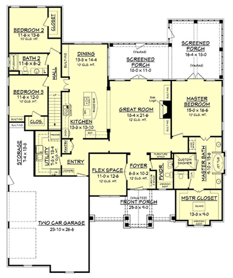 House Plan House Plan #18049 Drawing 1
