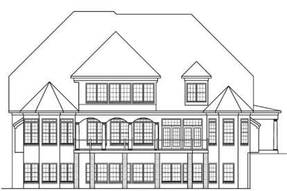 European House Plan #6082-00046 Elevation Photo