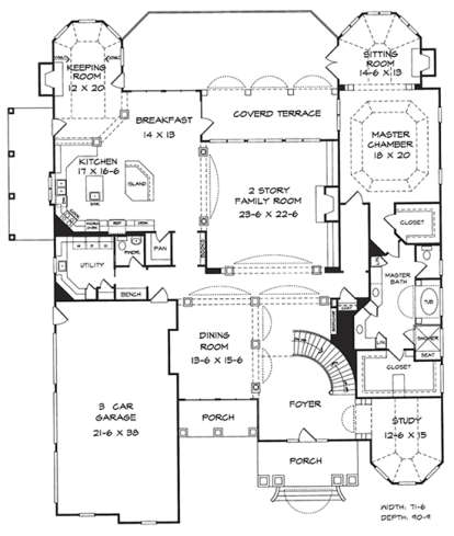 House Plan House Plan #18052 Drawing 1