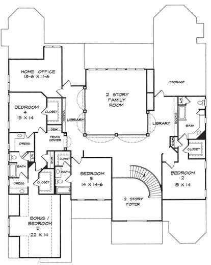 House Plan House Plan #18052 Drawing 2