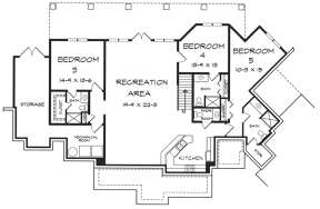 Basement for House Plan #6082-00048
