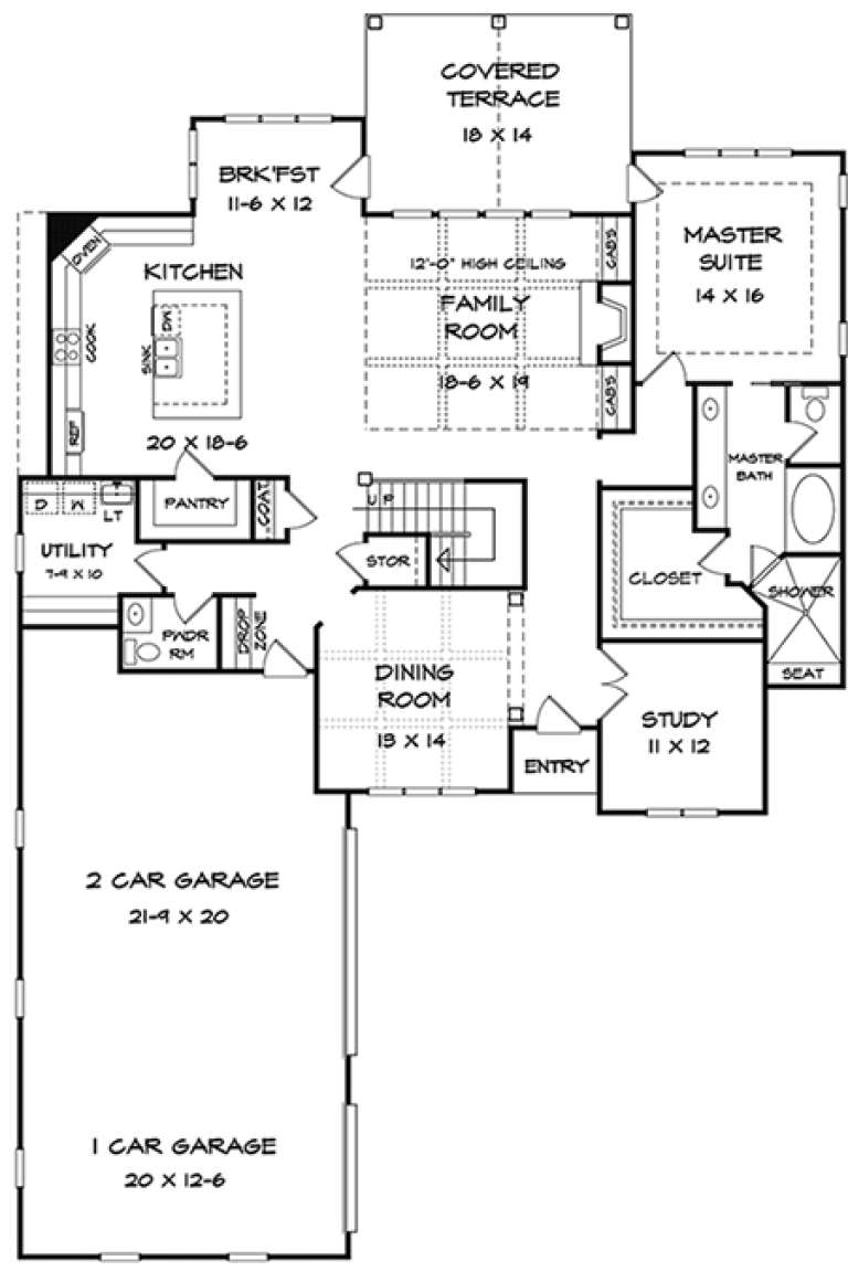 House Plan House Plan #18055 Drawing 1
